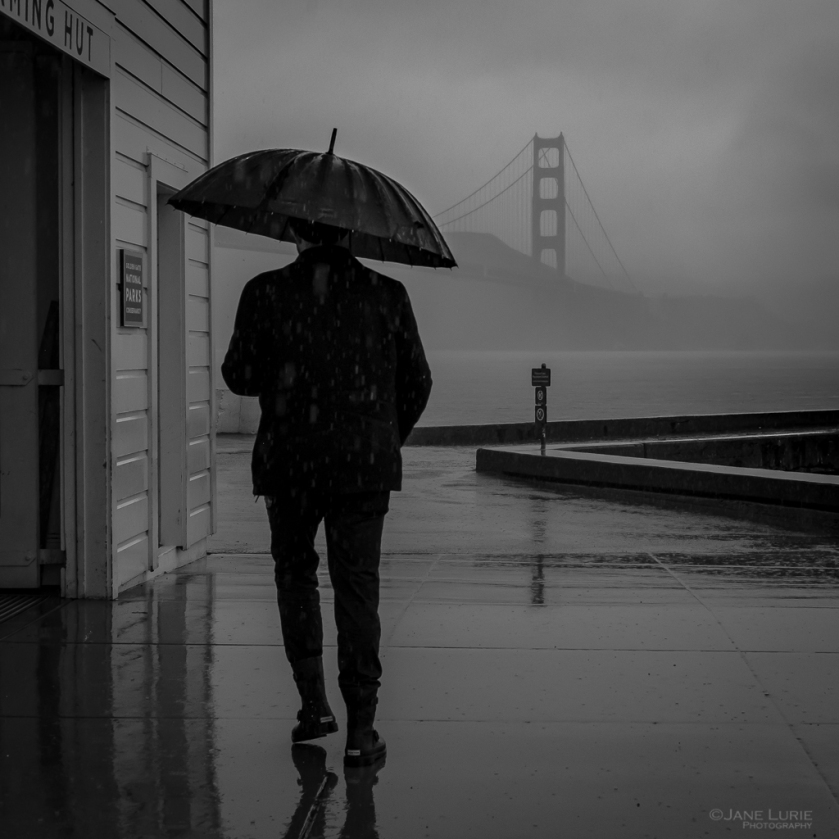 Monochrome, Black and White, San Francisco, Golden Gate Bridge