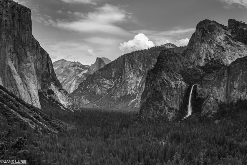 Yosemite, Photography, Black and white, Monochromia