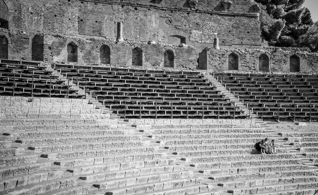 Teatro Antico di Taormina Seating Composition 2